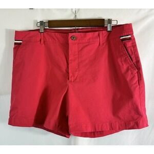 Tommy Hilfiger Hot Pink Stretch Shorts Size 16 Dopamine Rich Color